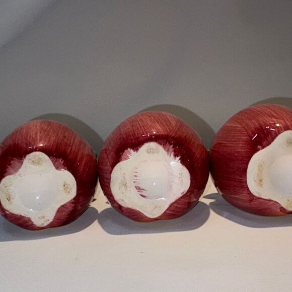 Apple Shaped Ceramic Containers - Picture 7 of 10